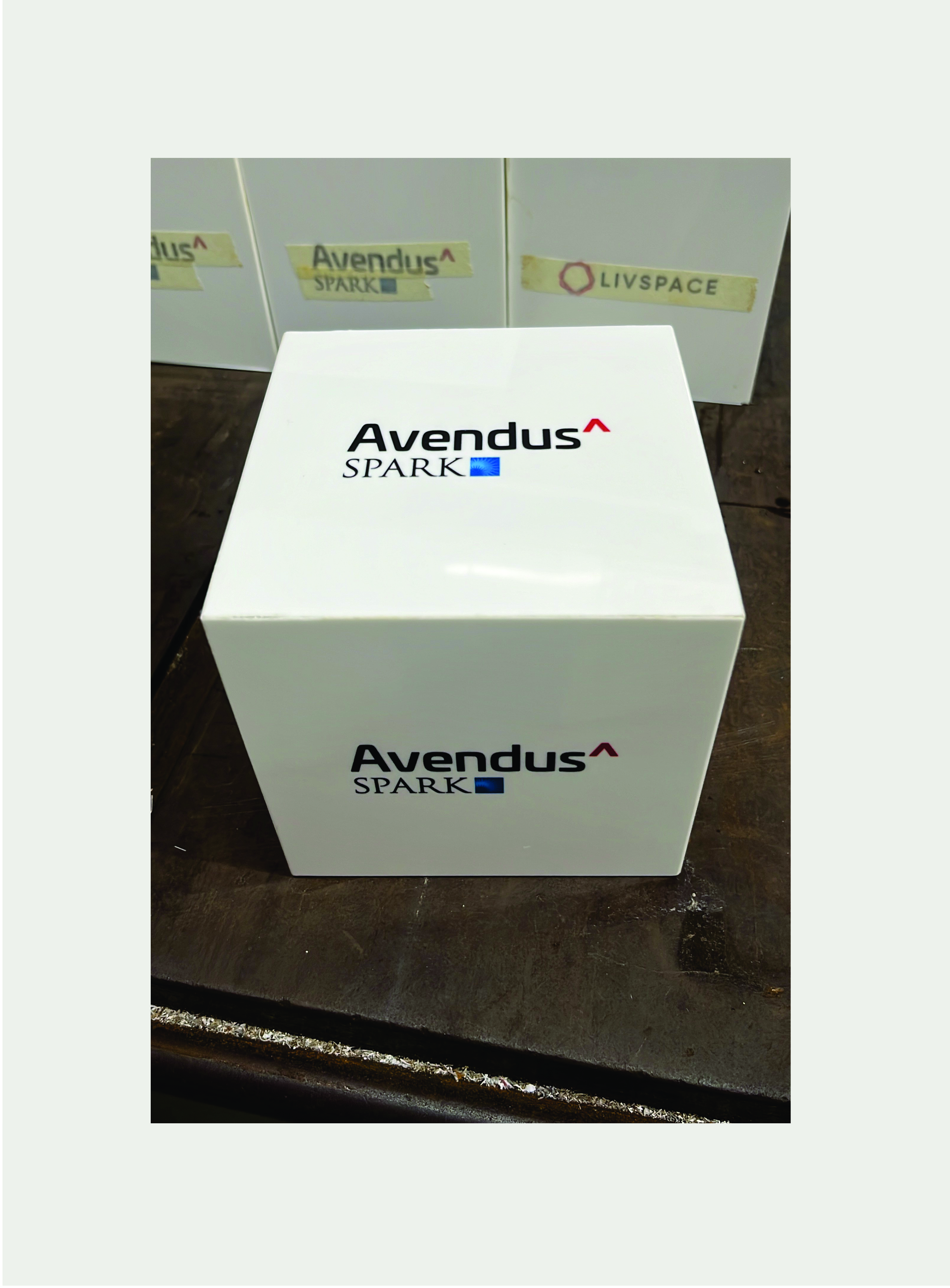 Avendus Spark acrylic table top